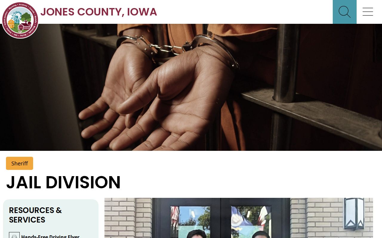 Jones County Jail arrest booking records contact