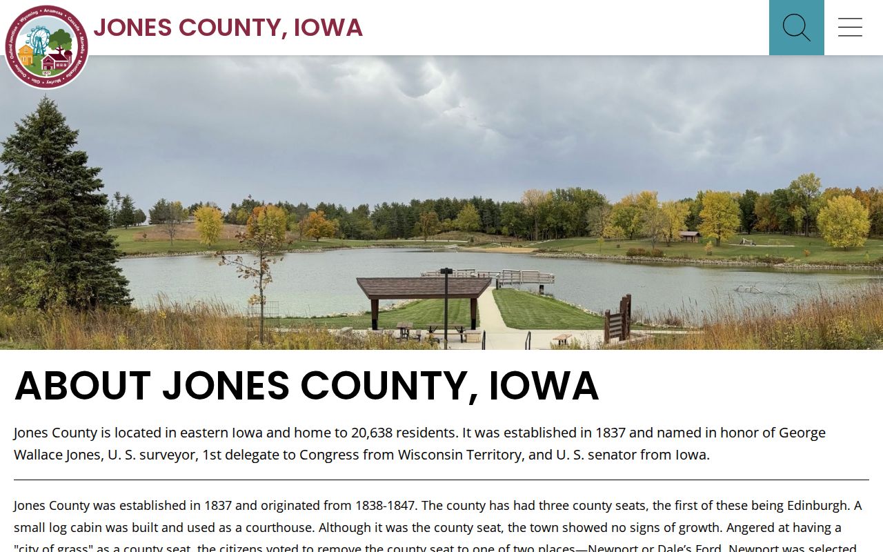 Jones County criminal history courthouse and jail campus
